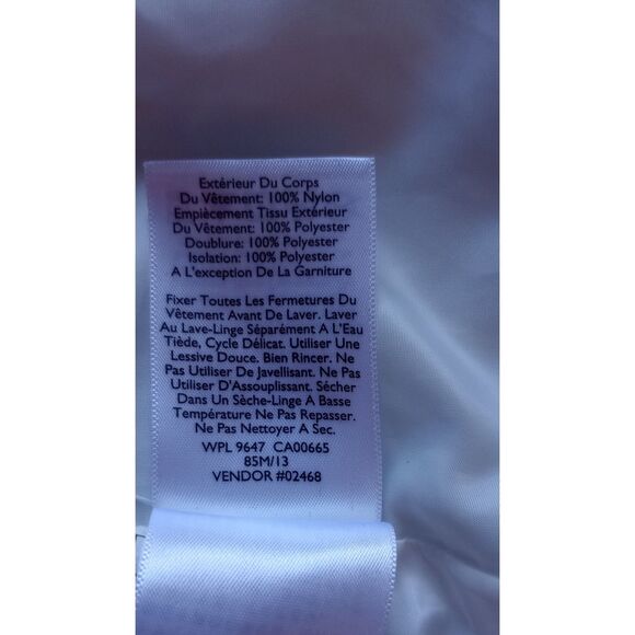 Eddie Bauer Women's Size Medium White & Black Paid Puffer Vest - Picture 7 of 11